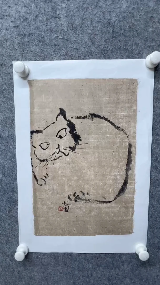 国画舟*写意画花鸟画手绘