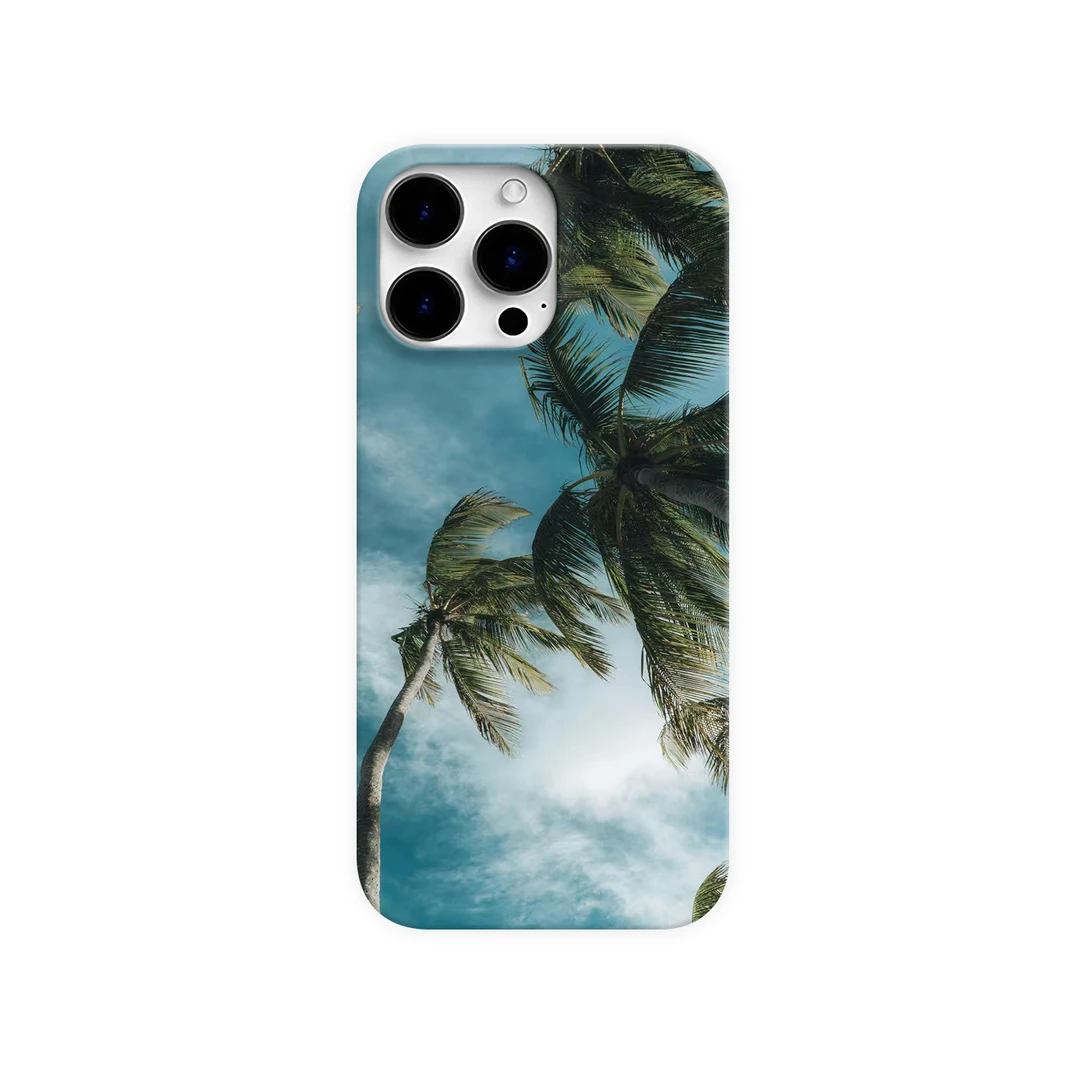 海风椰树手机壳14创意苹果iphone16pro15不撞款13小众xs12简约ins
