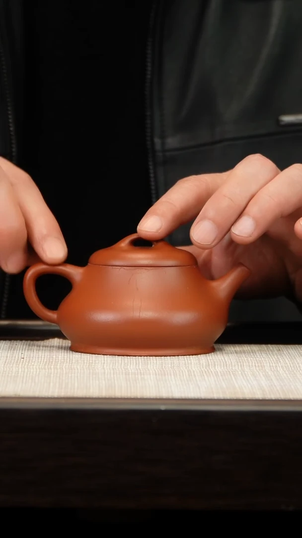 茶壶紫砂朱泥柱瓢