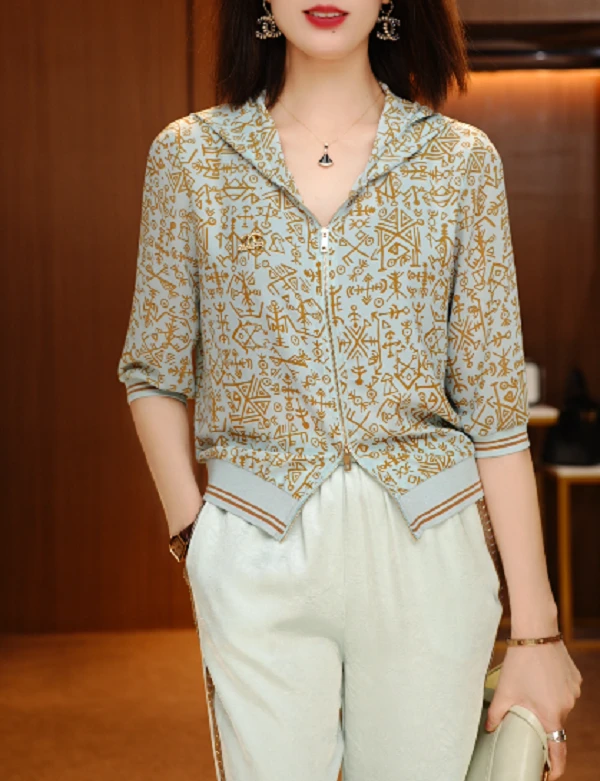 古纹密语-夏季极简风减龄优雅轻奢时尚百搭气质套装