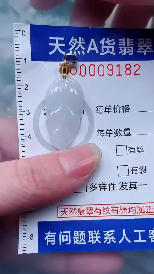 翡翠未镶嵌吊坠(不含链)1