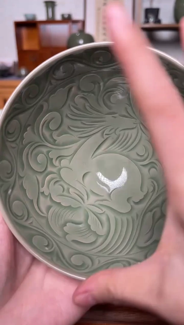 陶瓷5孟红娟纯手工斗笠碗