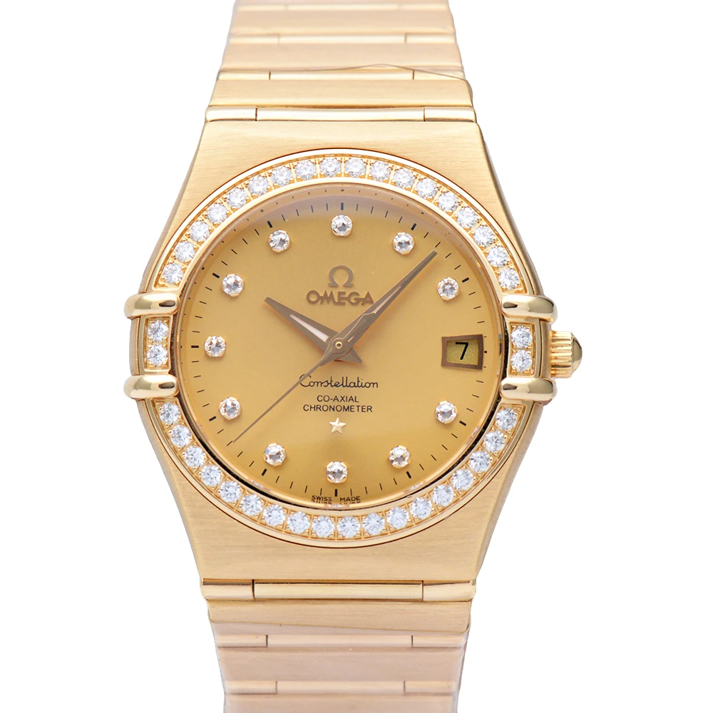 99新 Omega/欧米茄 星座111.55.36.20.58.001黄金原钻36mm男表