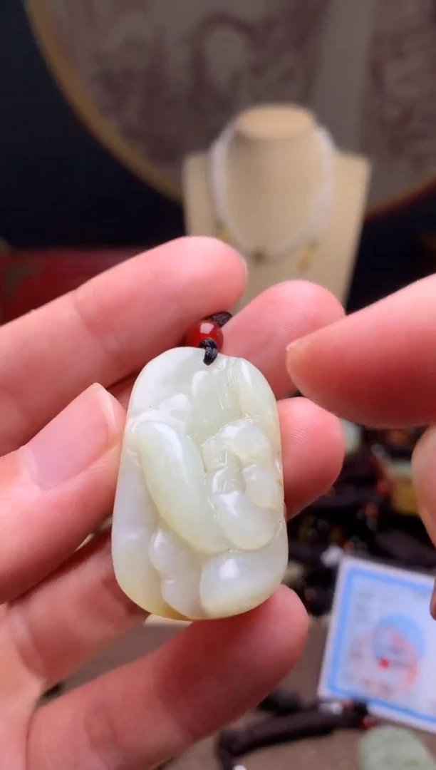 颈饰未镶嵌和田玉新疆料青海料清水和田玉吊坠