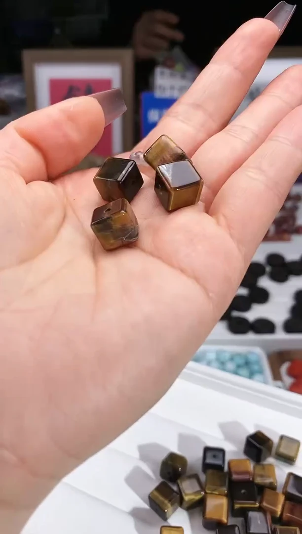 【闪购商品】木变石（虎睛石）未镶嵌颈饰77a多样性发其一/3.19/1个