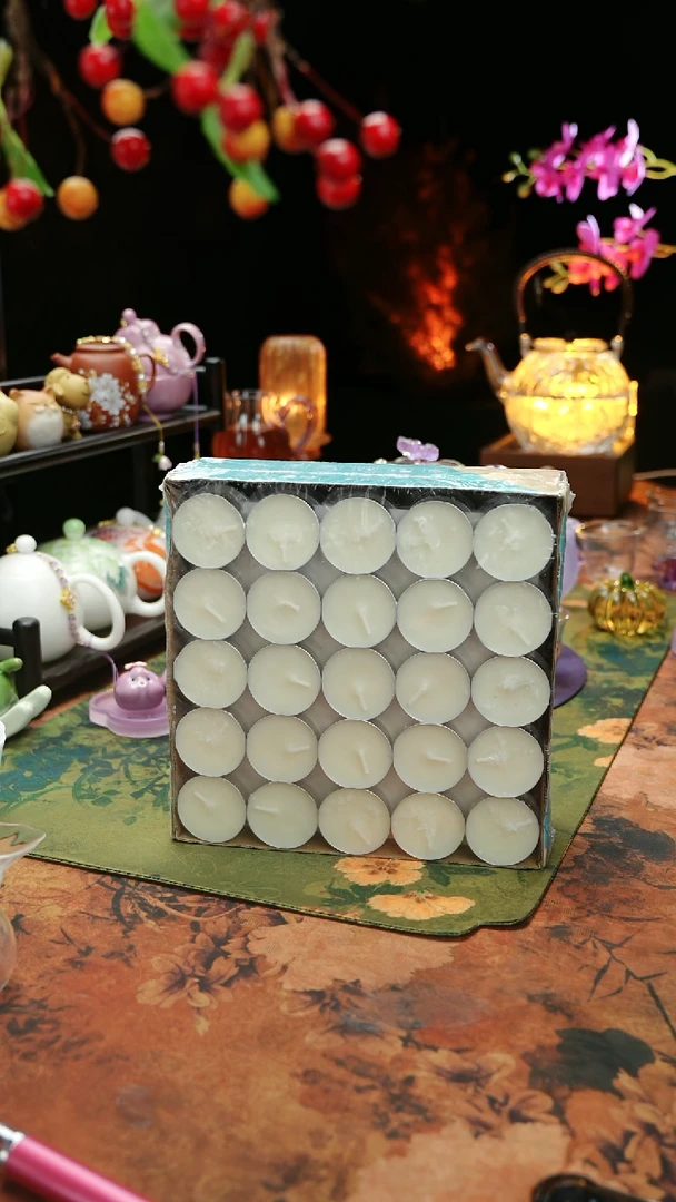 【闪购商品】植物蜡烛4小时100颗茶蜡烛