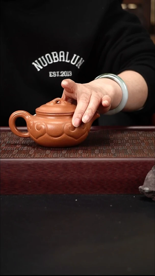 茶壶紫砂ZQ金砂段仿古如意