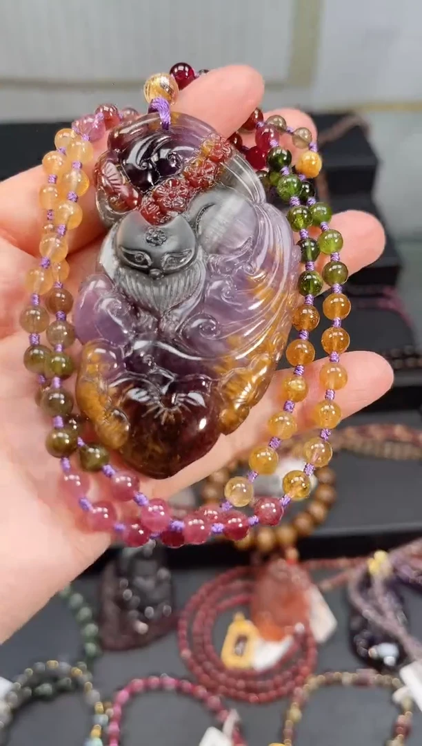 未镶嵌颈饰水晶【百晶灵儿】定制款