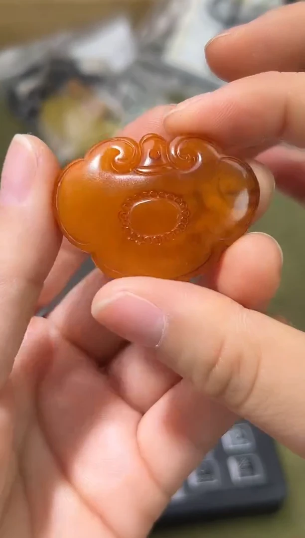 裸石琥珀未镶嵌琥珀蜜蜡吊坠