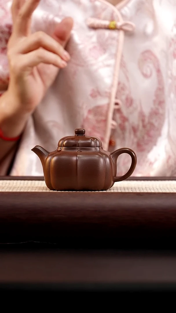 茶壶紫砂底槽清四方筋纹