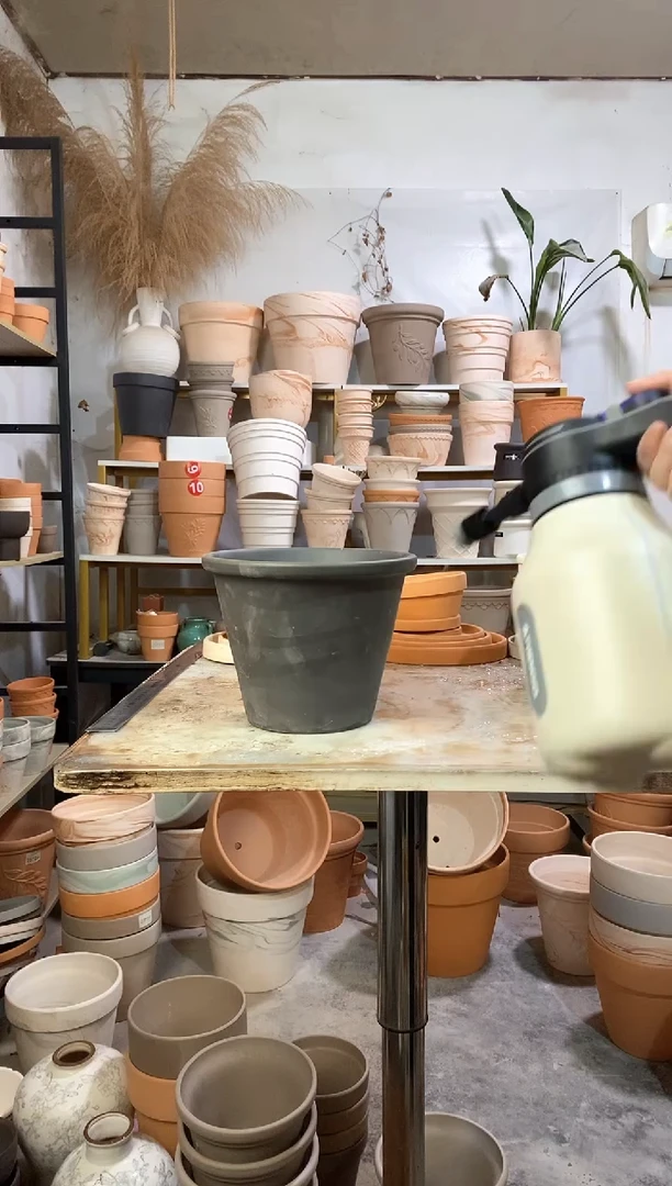 瑕疵无售后20*16黑陶 1盆无托