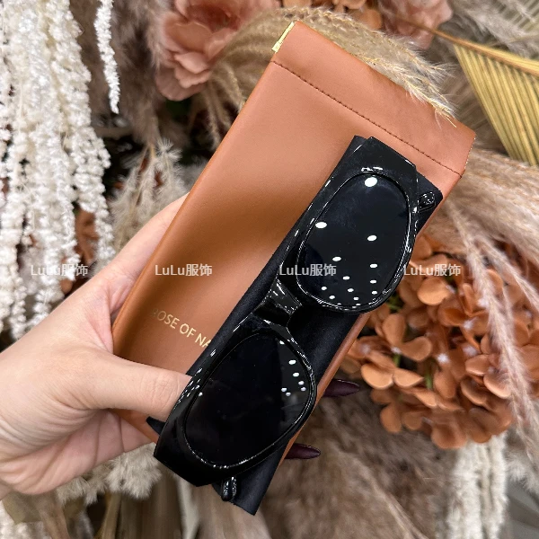 璐璐定制璐璐同款复古收纳袋太阳眼镜简约高级感百搭墨镜