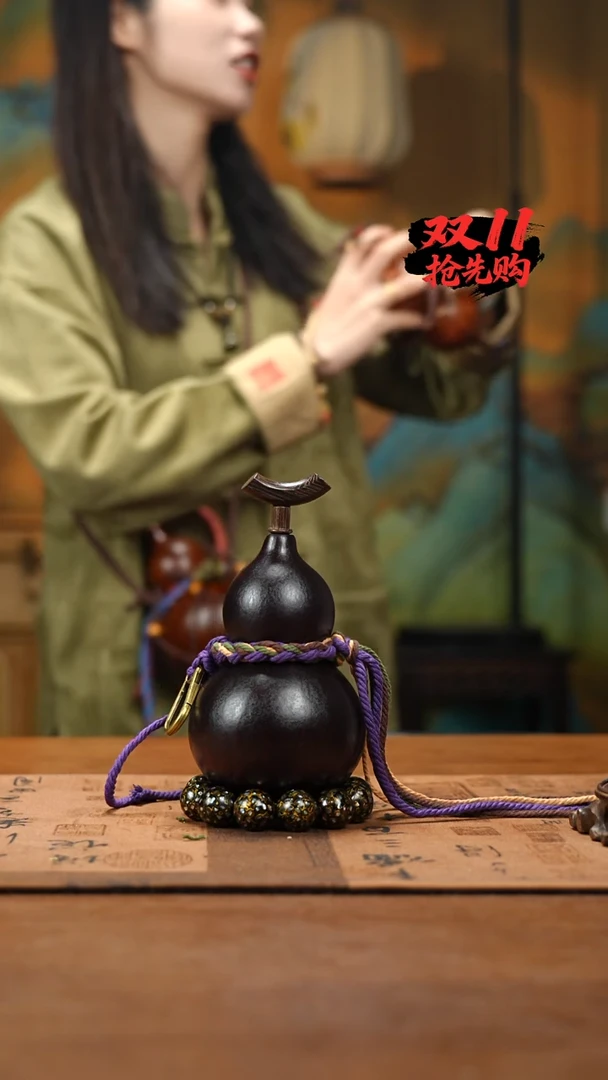 YF002大漆酒葫芦不包手串