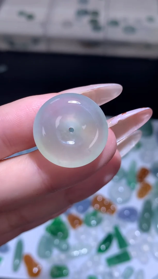 未镶嵌定制翡翠扣子
