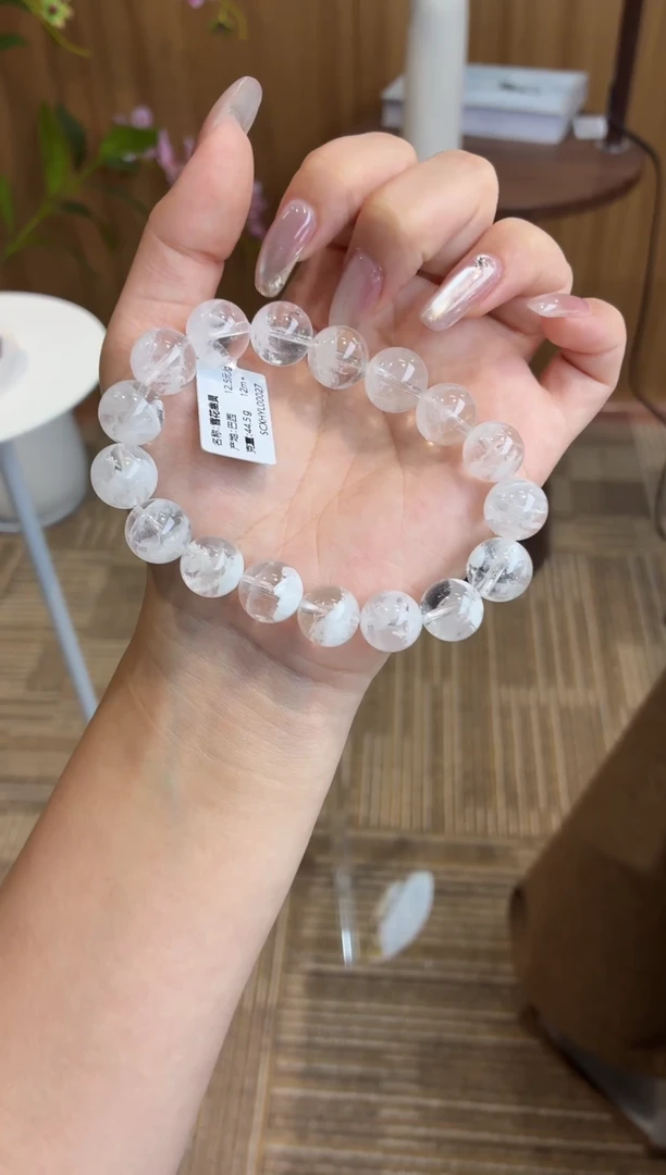 未镶嵌手链水晶雪花幽灵12m+
