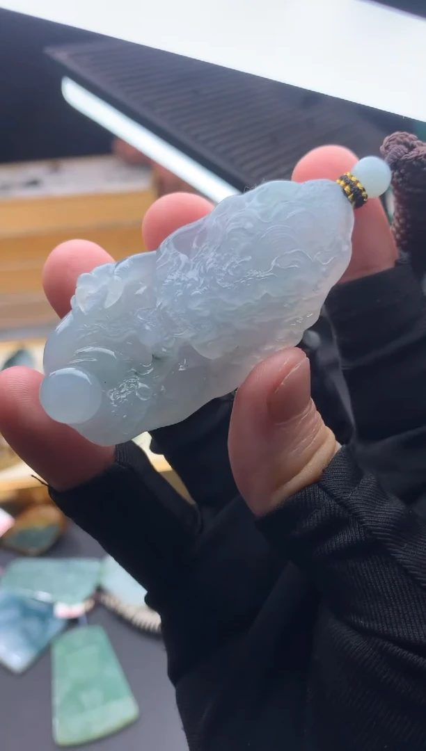 未镶嵌手链翡翠龙牌