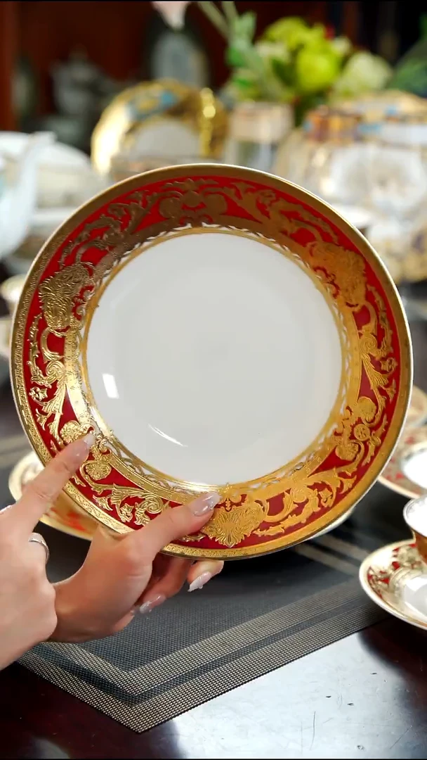 瓷片9英寸草帽盘1个