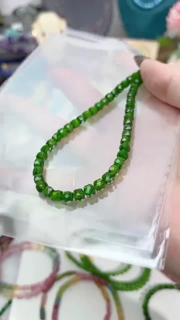 【闪购商品】透辉石项链银S925镶嵌699