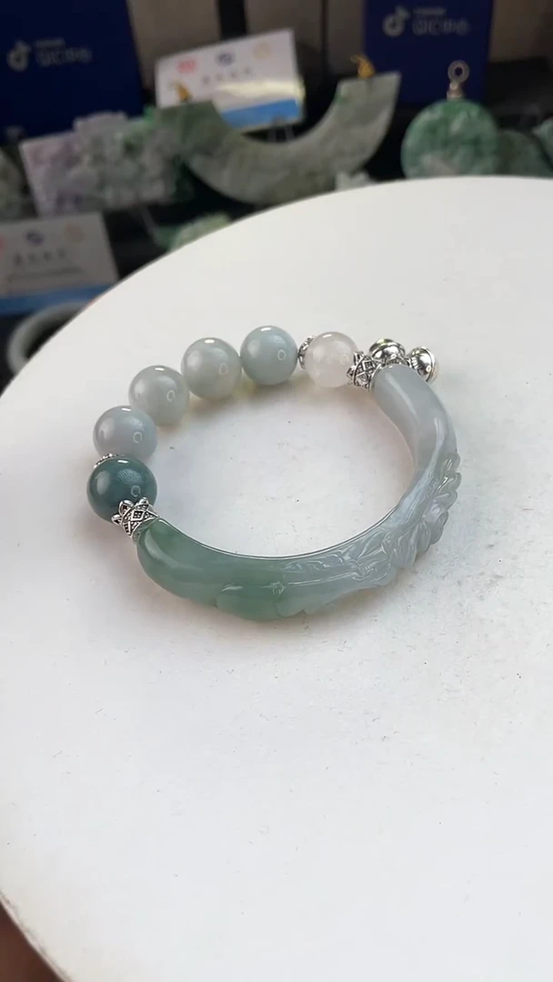 未镶嵌手链翡翠小*手工定制默认微瑕主播介绍为准