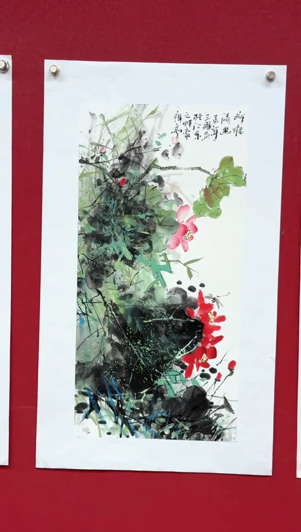 国画国画绘画山水花鸟