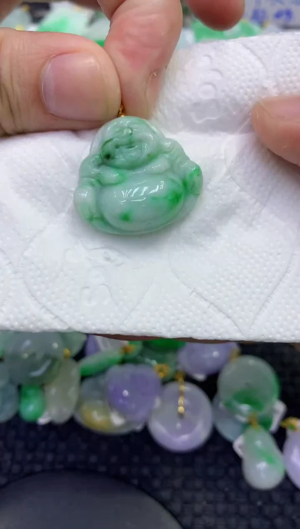 颈饰未镶嵌翡翠天然缅甸A货翡翠