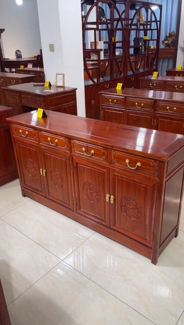 花梨木类柜类家具148*40*80刺猬紫檀餐边柜