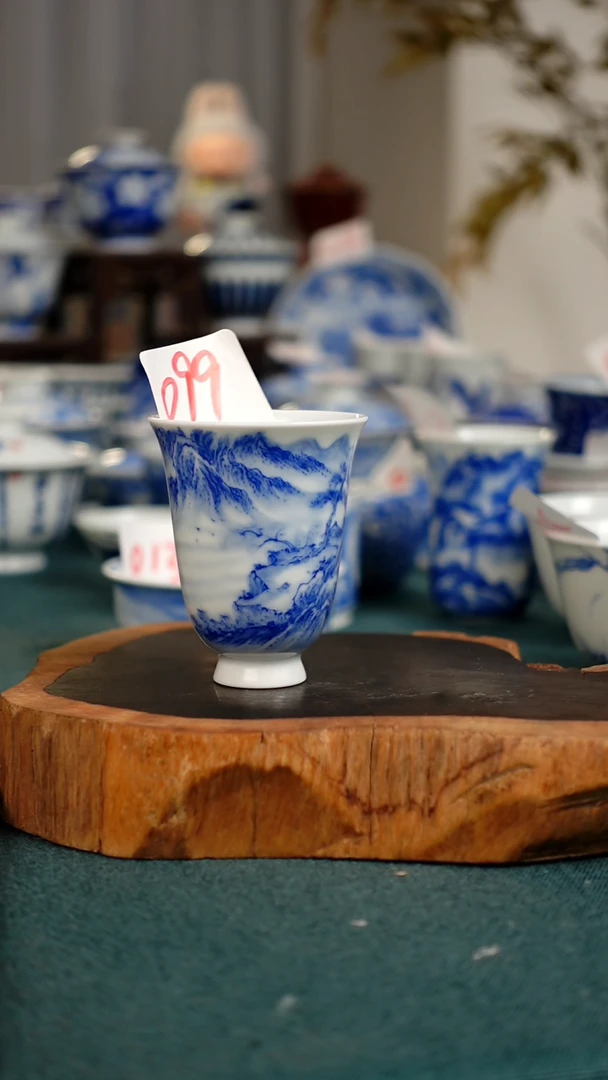 茶杯瑕*陳预存全手工手绘茶器