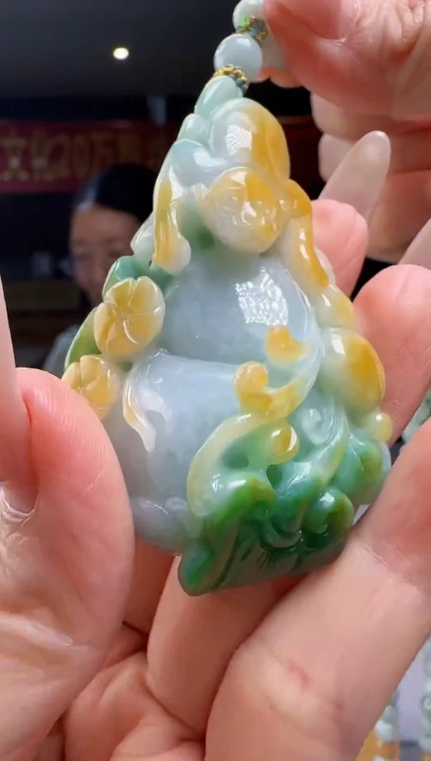 翡翠未镶嵌颈饰YJ@@960Q3J17769