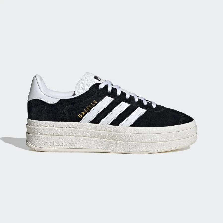 adidas/阿迪三叶草女子经典绒面革厚底运动板鞋「T头鞋」HQ6912