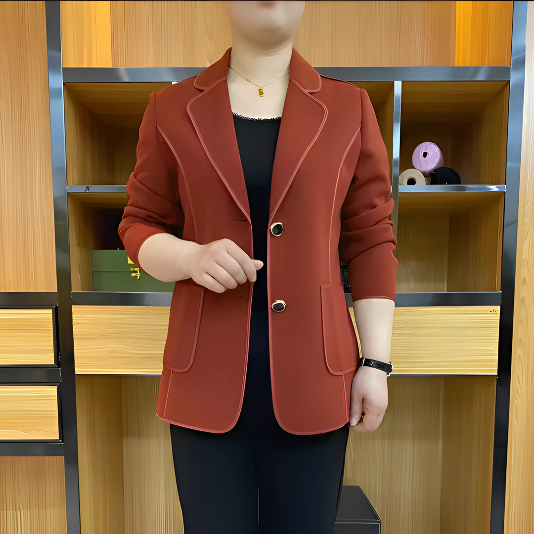 2025妈妈春装新款气质外套中年时尚洋气上衣中老年女装春秋小西装