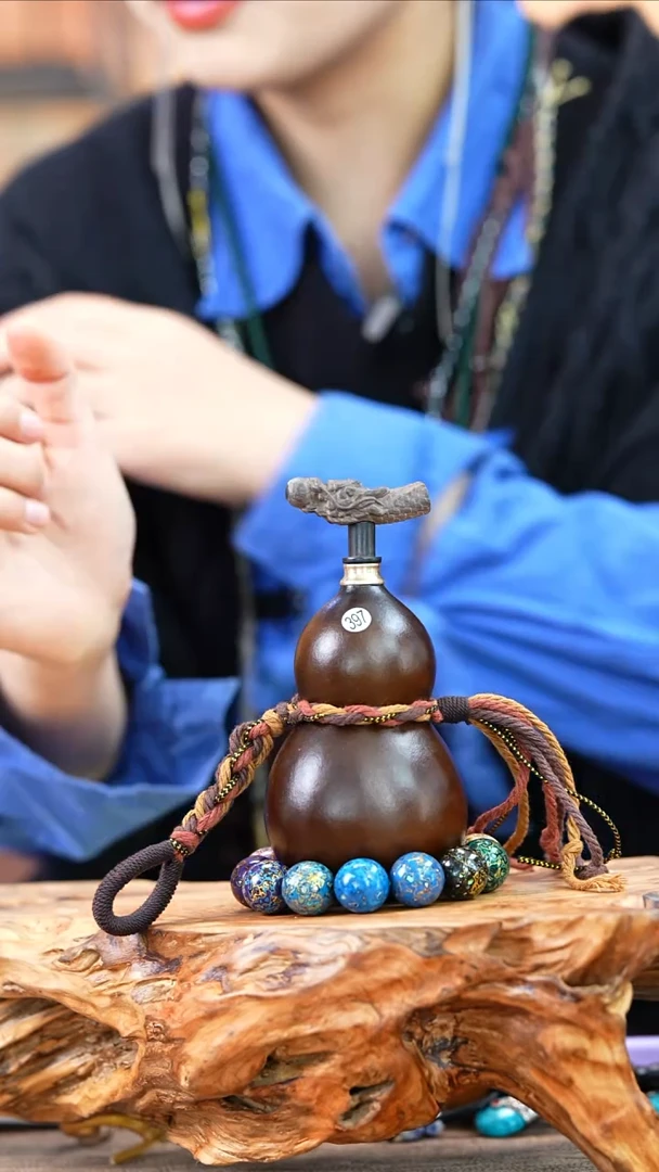 【闪购商品】397—光岳葫天然大漆酒葫芦不含漆珠