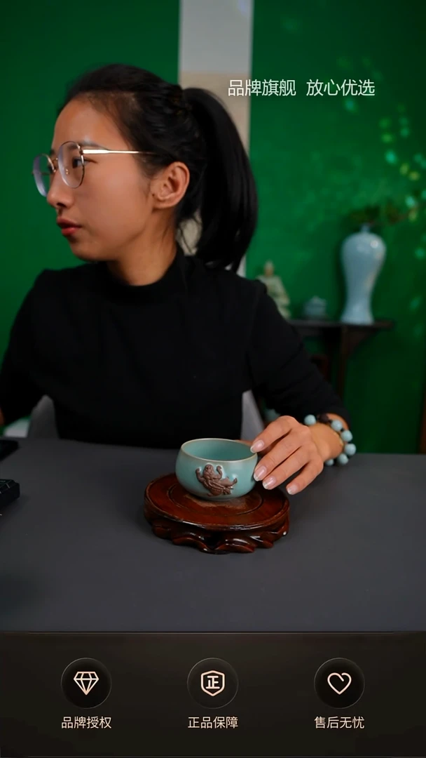 【闪购商品】仿古重工貔貅杯不完美不开片