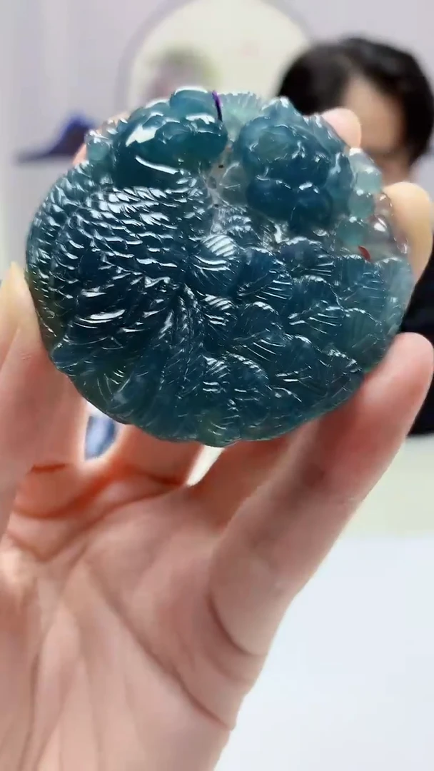 【闪购商品】定制翡翠未镶嵌5060zm-毛货挂件凤凰30