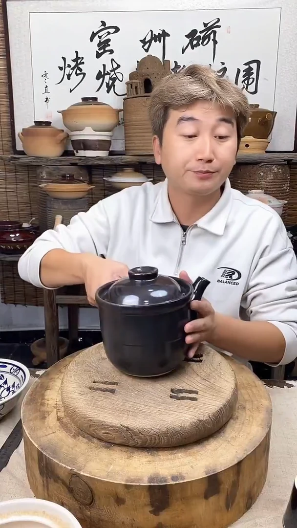 土陶黑色小号养生壶1.5升烧水壶