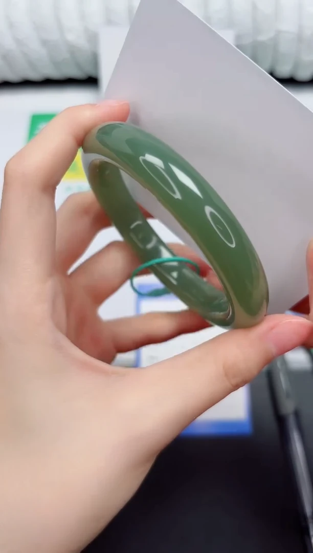 未镶嵌手镯和田玉166-55.6QS55