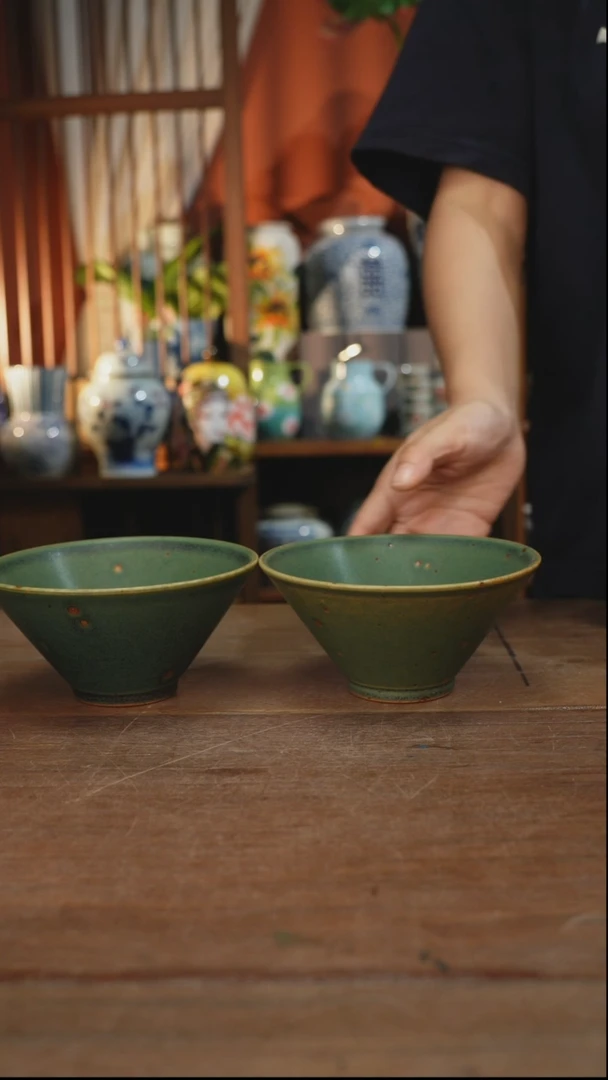 瓷片【简家甄选】景德镇设计师釉下手绘陶瓷餐具