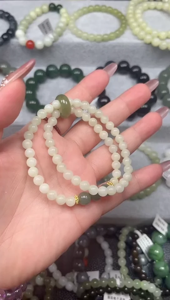 未镶嵌手链和田玉手串