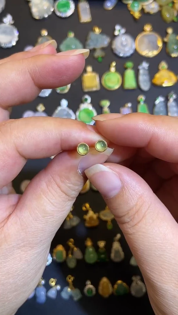 吊坠(不含链)银S925镶嵌翡翠1