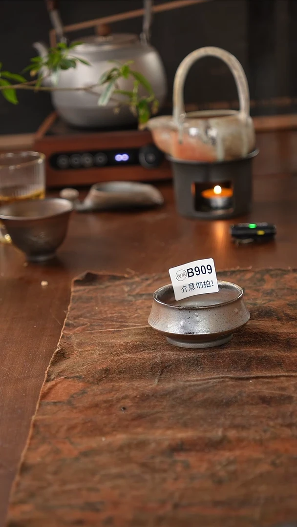 广西钦州坭兴陶纯手工纯柴烧杯100毫升