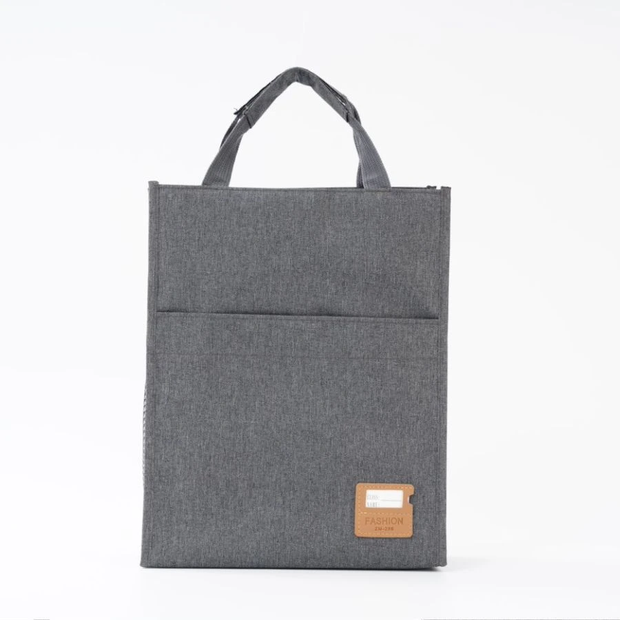 学生手提补习袋大容量文件包竖款书袋资料收纳袋