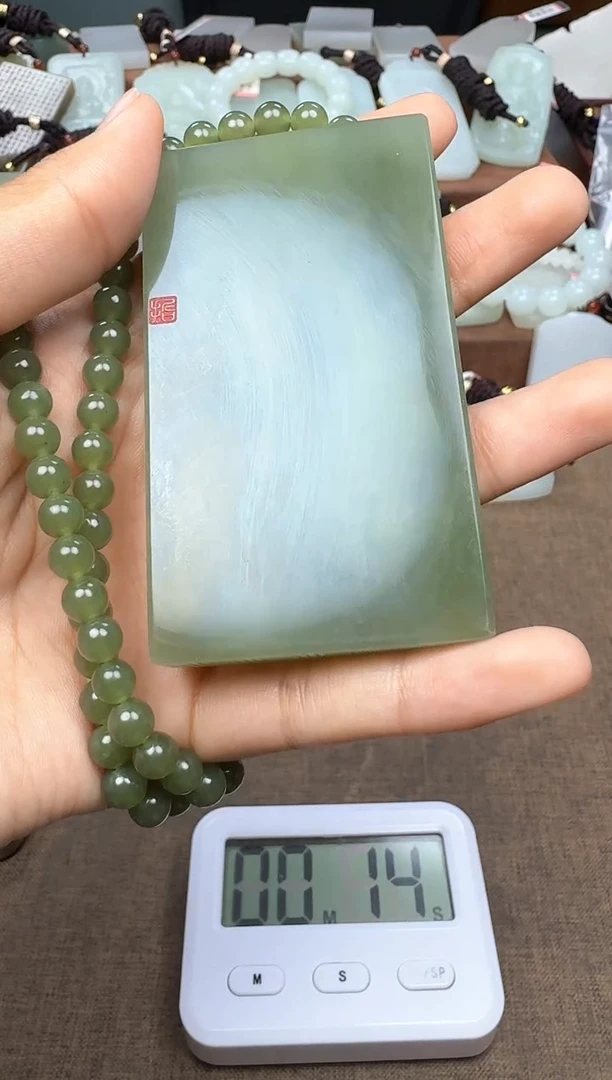 和田玉未镶嵌颈饰和田玉挂件