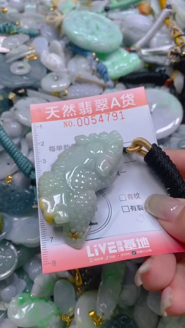 翡翠未镶嵌颈饰闪购0054791