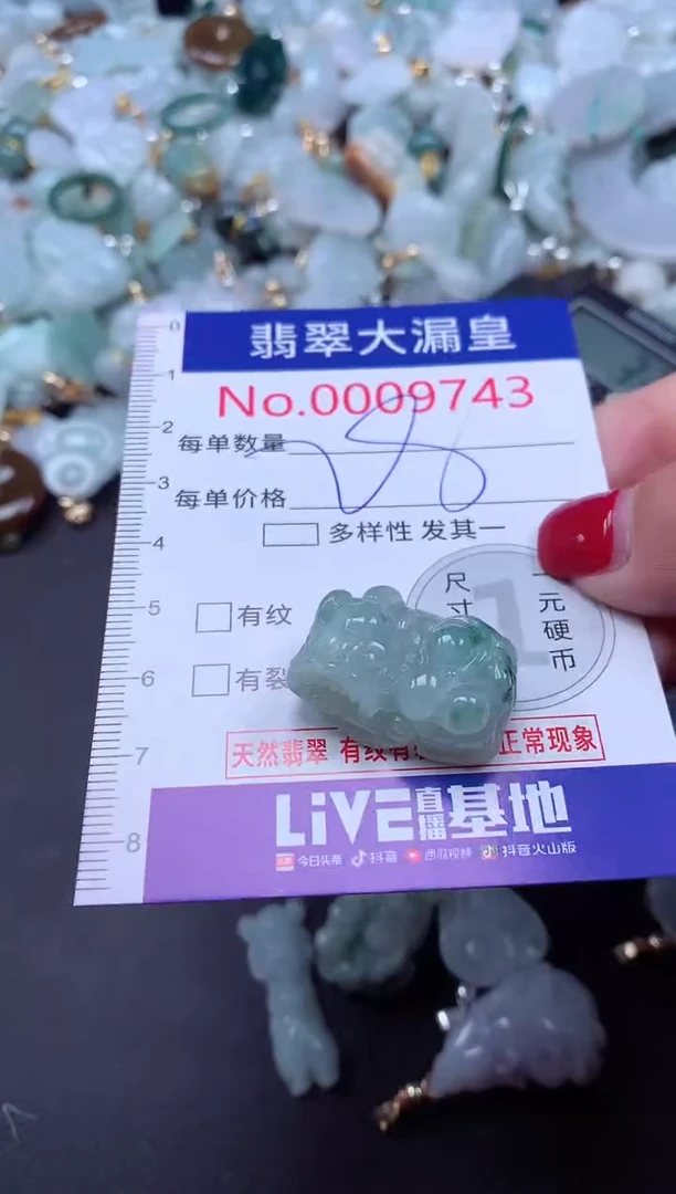 颈饰未镶嵌翡翠9743