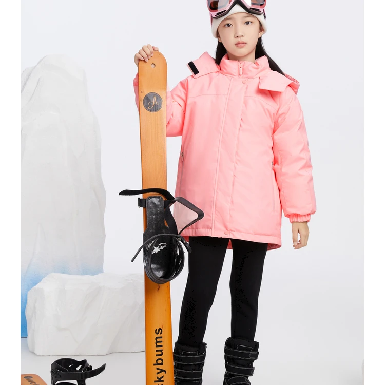 女童75%鸭绒短款羽绒服安奈儿童装EG345174