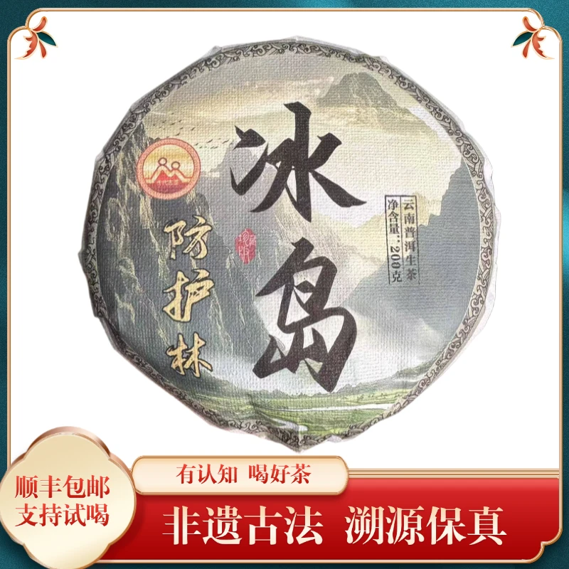 传代 [非遗工艺] 冰岛防护林  生茶  200克/饼