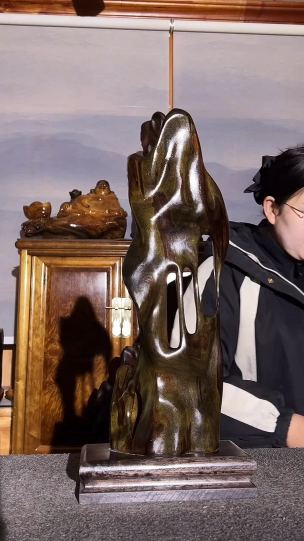 金丝楠秦*小叶桢楠手工打磨摆件/厂家直销