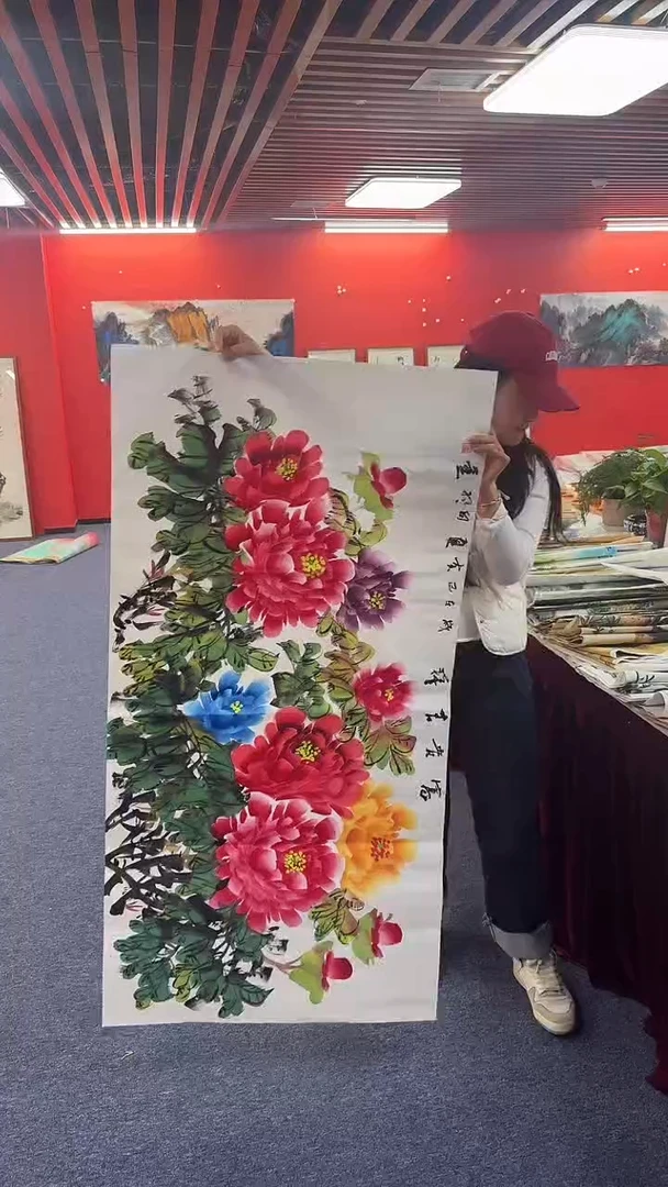 国画白羽老师四尺整张精品