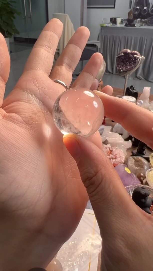 未镶嵌珠宝半成品水晶M407 约3.0cm 多样性发一