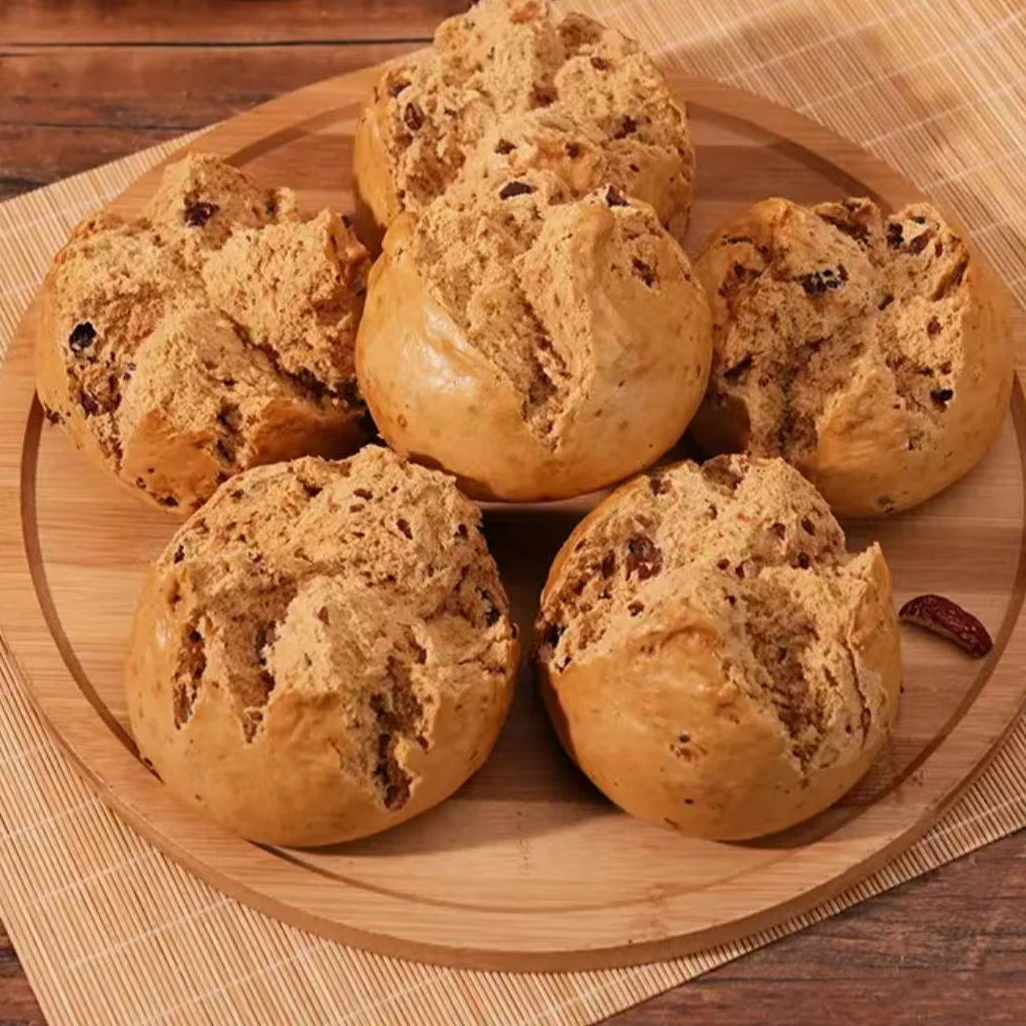 【福利】红枣开花馒头口感劲道香甜开袋即食加热再吃口感更好6个