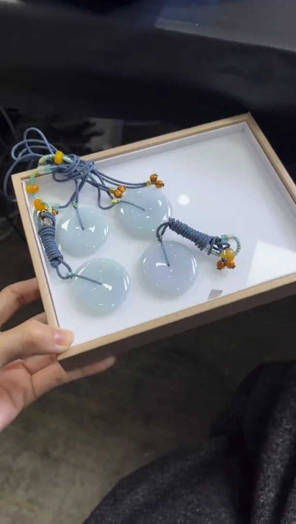 颈饰未镶嵌翡翠B174/多样性发一件/配绳子